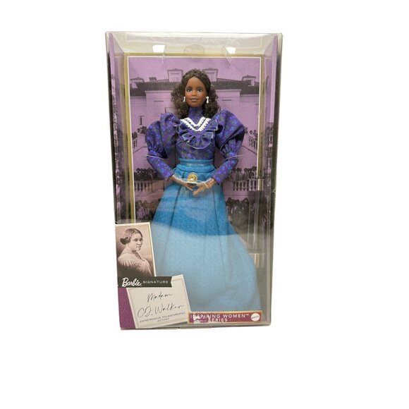 Barbie Inspiring Women Madam C.J. Walker Doll Collectors Edition - Picture 2 of 10